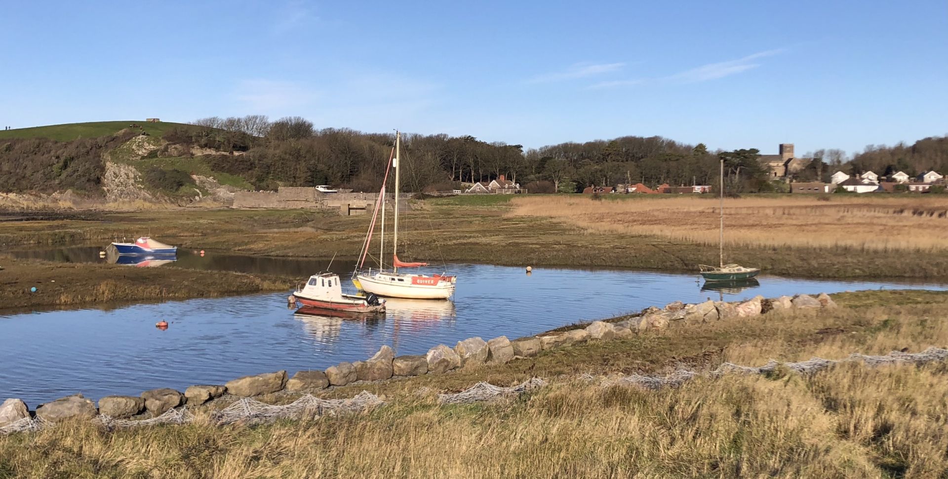 Clevedon creek and boats
